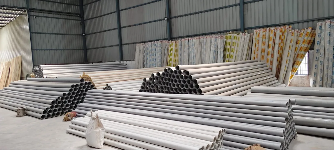 Graded pipe stock ready for dispatch